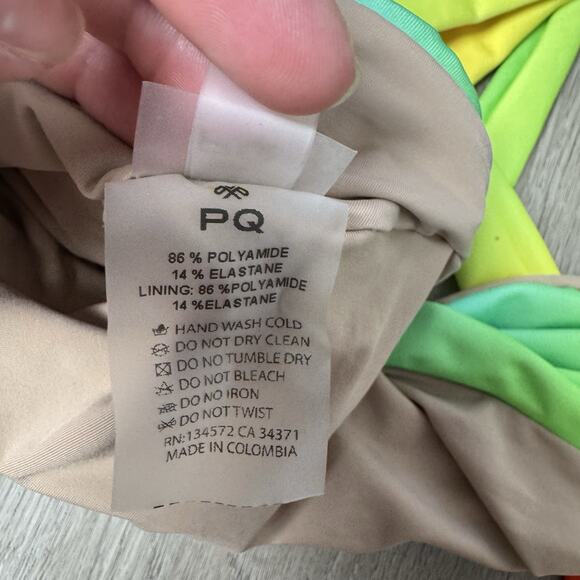 PQ X REVOLVE ALEX ONE PIECE SWIMSUIT IN RAINBOW SIZE SMALL - Picture 5 of 7